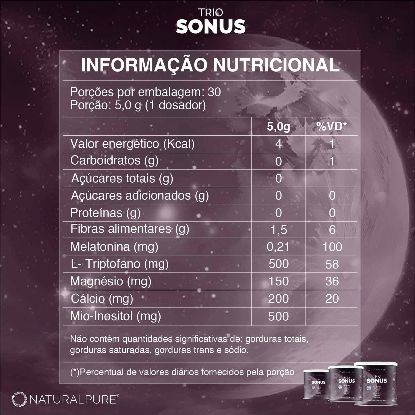 TRIO SONUS 150G - LATA ROXA